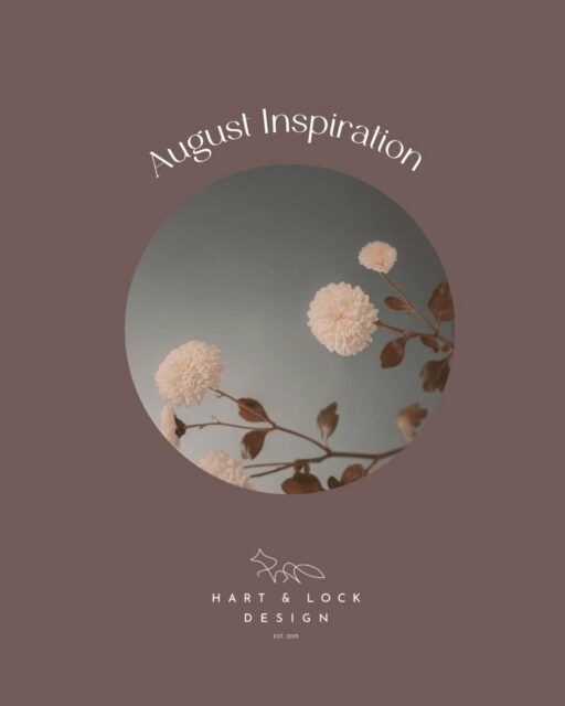 A little August inspiration 🤍