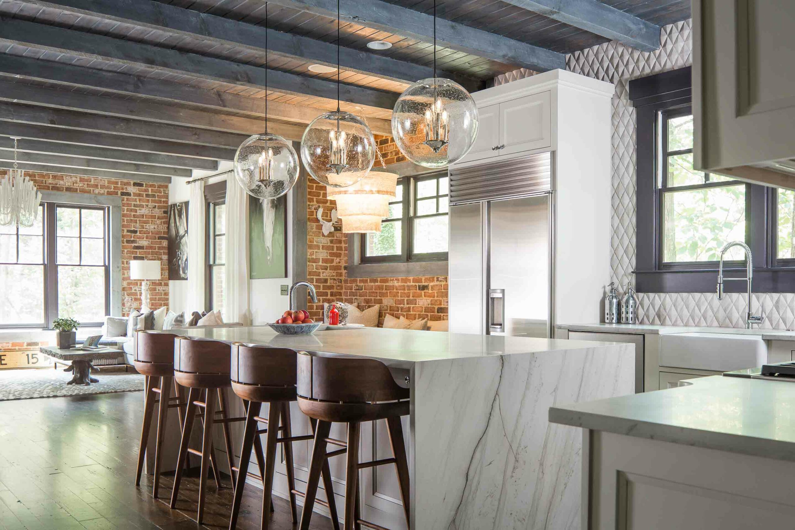 Rennes Court | Kitchen Design | Interior Design by Hart & Lock Design | Buckhead, Atlanta